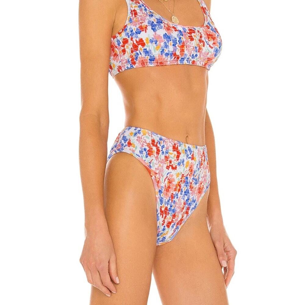L’space Barlette Bikini Bottom in Flowers Forever Nwot $110 - Picture 2 of 7